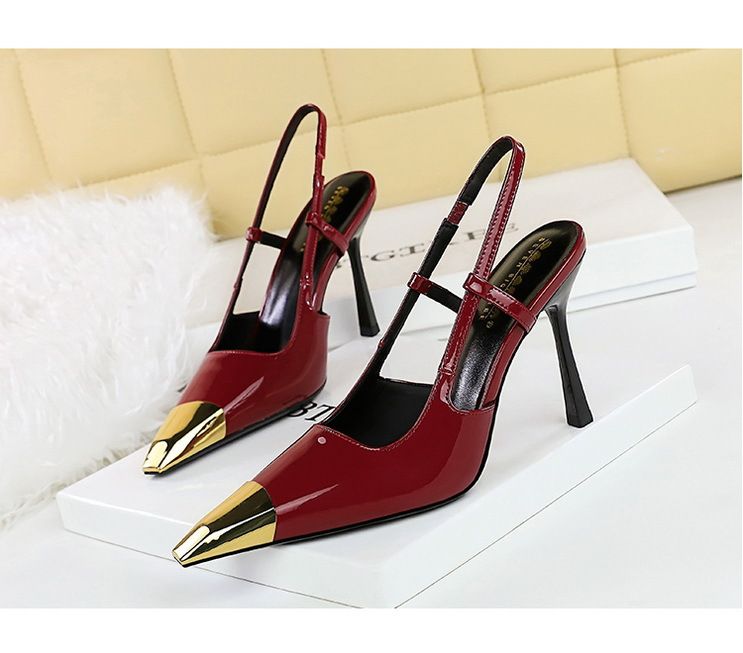 Stilvolle Damen-Sandalen mit spitzer Zehenpartie und hohem Absatz, Leopardenmuster und Metallschnallenriemen – elegante Abend- und Partyschuhe in den Größen 34–40_voghion.com