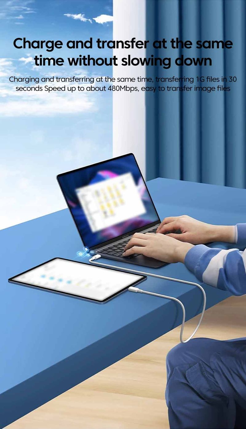120W 10A Dual Type Fast Charging For IPhone 15 Pro Samsung Xiaomi Huawei Honor Quick Charge USB-C Cable Data Cord_voghion.com