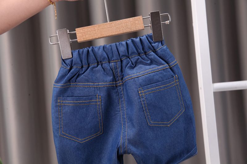 Ropa infantil popular, traje de manga corta de color liso para niños, ropa de trabajo para niños, pantalones casuales, camisa, traje de dos piezas_voghion.com