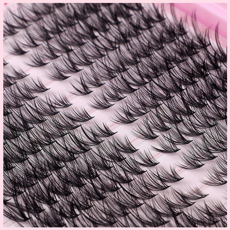 Extension ciglia fai da te CMAYOME 504 Clusters, ciglia finte D-Curl da 8-16 mm, volume da naturale a drammatico_voghion.com