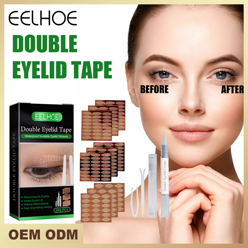 double eyelid Beautiful p set, natural, long-lasting, invisible, breathable, and non adhesive shaped large eye beauty    shaed_voghion.com