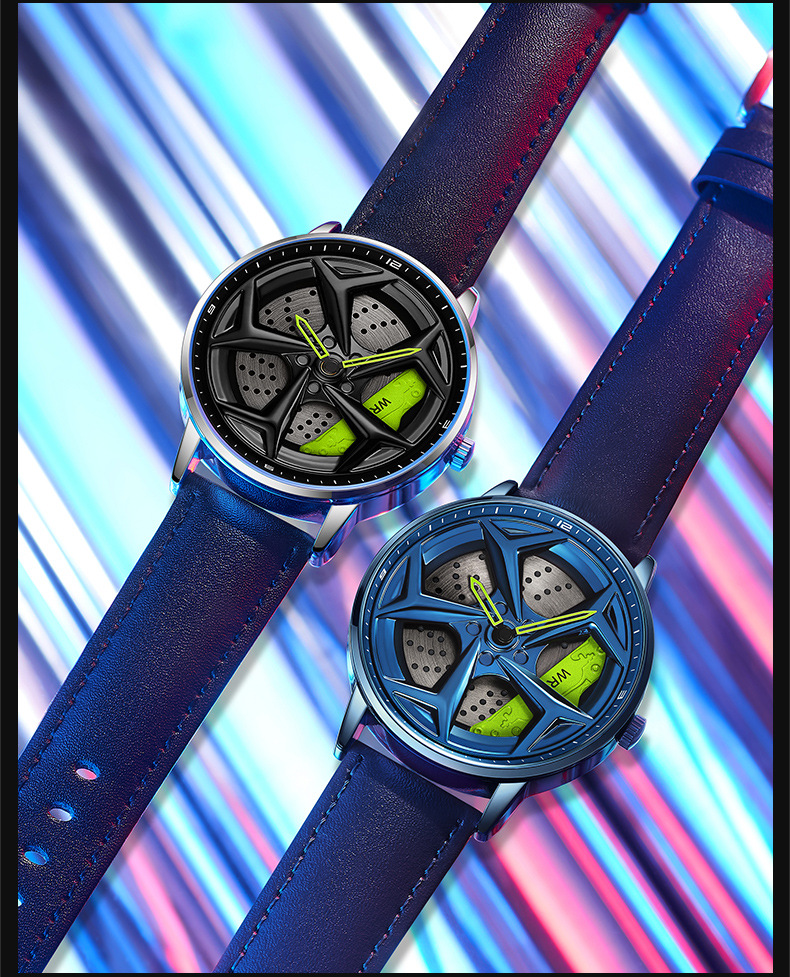 Stahlband rotierende Trend Mode wasserdicht Student cool Herrenuhr einfach_voghion.com