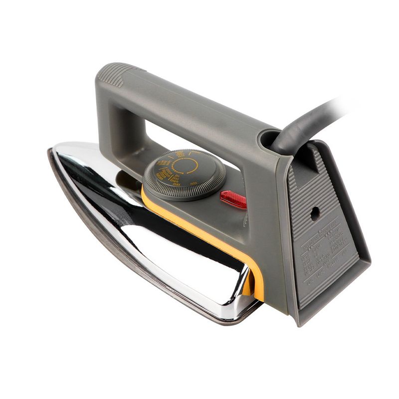 Classic Dry Iron - Heat Transfer Iron For Wood Veneer & Sticker Application No Steam Handheld EU Plug_voghion.com