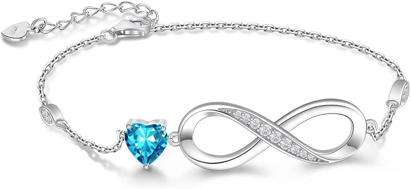 Onendlech Léift Zyklus 8 Charakter Bracelet weiblech Perséinlechkeet Vera Bracelet Mikro Inlaid_voghion.com