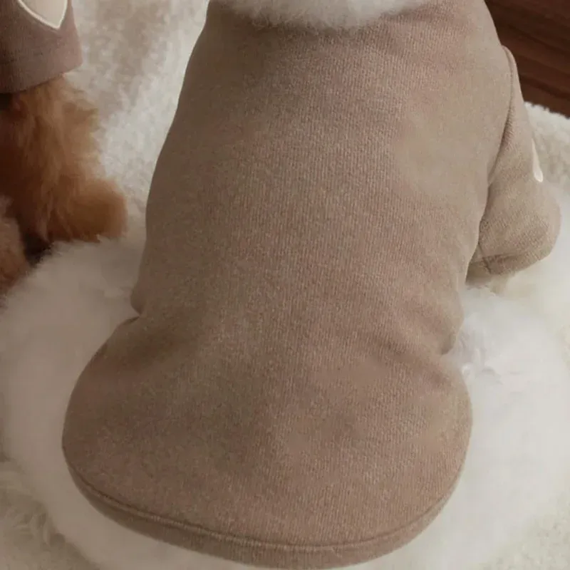 Roupas quentes de inverno para cães e gatos, camiseta com capuz, urso de pelúcia, yorkshire, roupas quentes para gatos e animais de estimação, roupas de grife para filhotes_voghion.com
