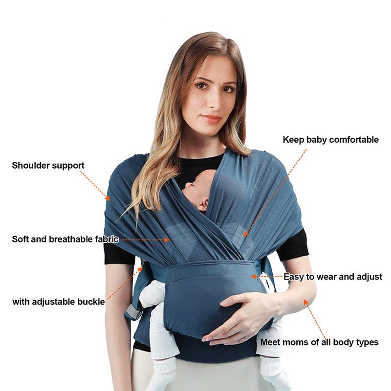 Multifunction Mother Baby Strap Summer Grid Cross Simple Baby Shoulders Back Towel X Type Baby Children's Parenting Back Towel_voghion.com