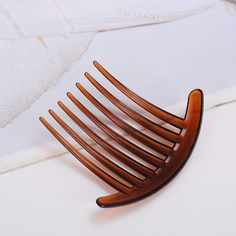 Pettine con inserto in resina acrilica, set di accessori per capelli minimalisti da donna, copricapo_voghion.com