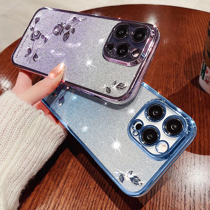 Glitter Telefoon Cover voor Funda Samsung Galaxy A55 A35 A25 A15 A54 A34 A24 A14 M55 M54 M14 M15 M34 Case Strass Siery_voghion.com