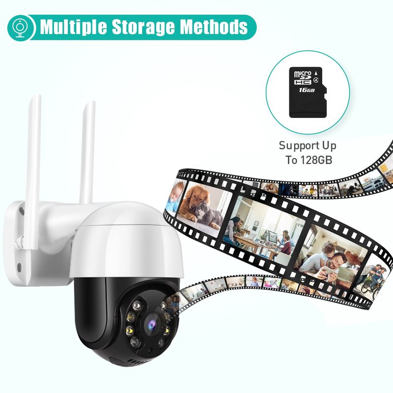 QX29 3.0MP HD WiFi IP Camera, Support Night Vision & Motion Detection & Two Way Audio & TF Card, UK Plug_voghion.com