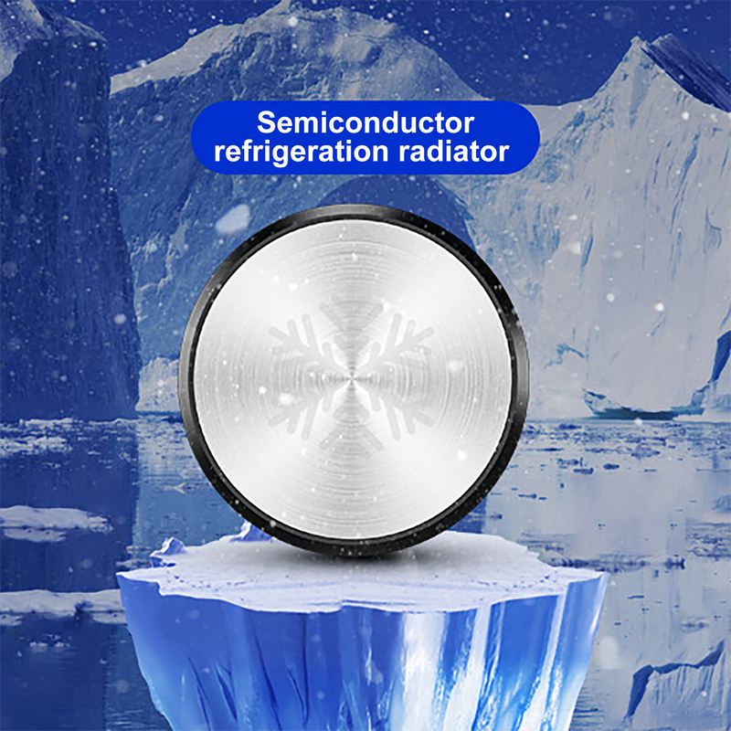 Kunjiuyou Phone Cooler Magnetic Semiconductor Refrigeration Universal Quick Cooling Mobile Phone Tablet Cooling Fan For Gaming-Black_voghion.com