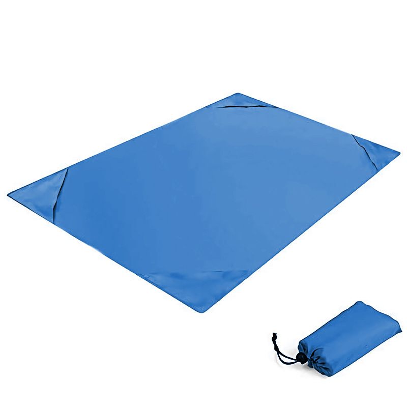 Pocket blanket picnic mat Lightweight sand mat mini folding beach mat Moisture mat for outdoor camping_voghion.com