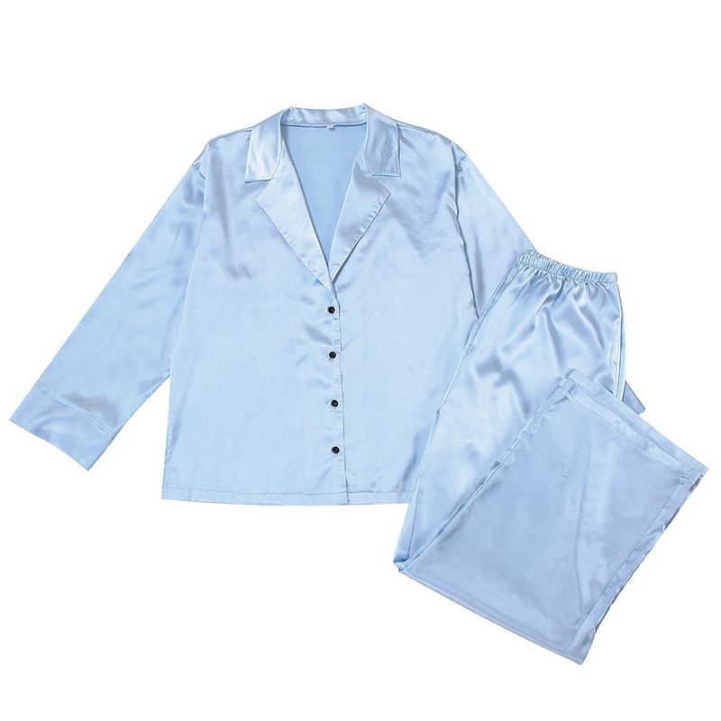 Women's solid color coat pantsuit_voghion.com