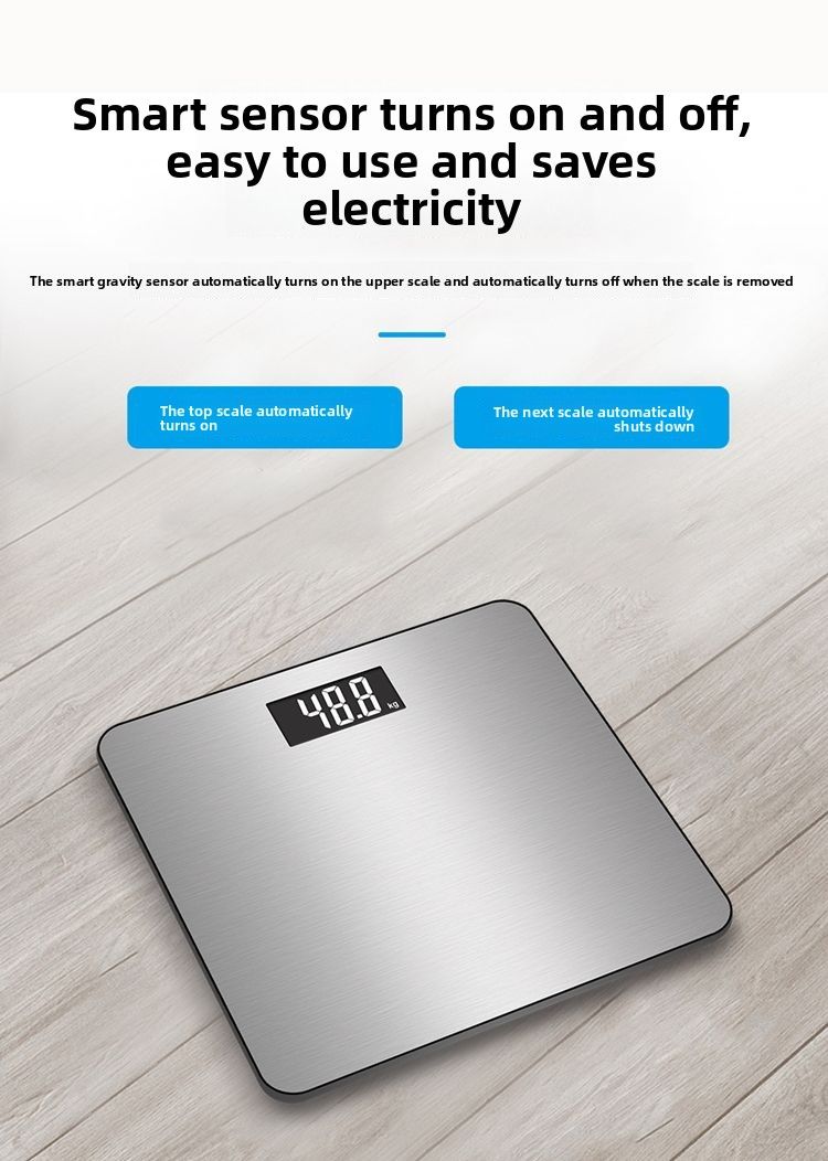 Weight Stainless Steel Panel Hotel High Precision Platform Explosion-Proof New Portable Small Electronic Scale_voghion.com