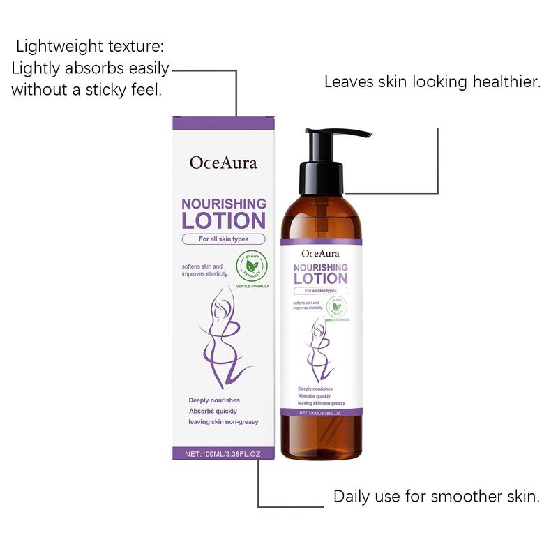 OCEAURA Lozione alla Lavanda Nutriente in Profondità Pelle Delicata Fragranza a Lunga Durata Crema Corpo Idratante_voghion.com