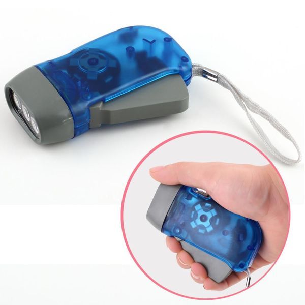 Elektrische Taschenlampe mit manueller Kurbel für den Außenbereich, für den Haushalt, Camping, leistungsstarkes Sicherheitswerkzeug für Notbeleuchtung_voghion.com