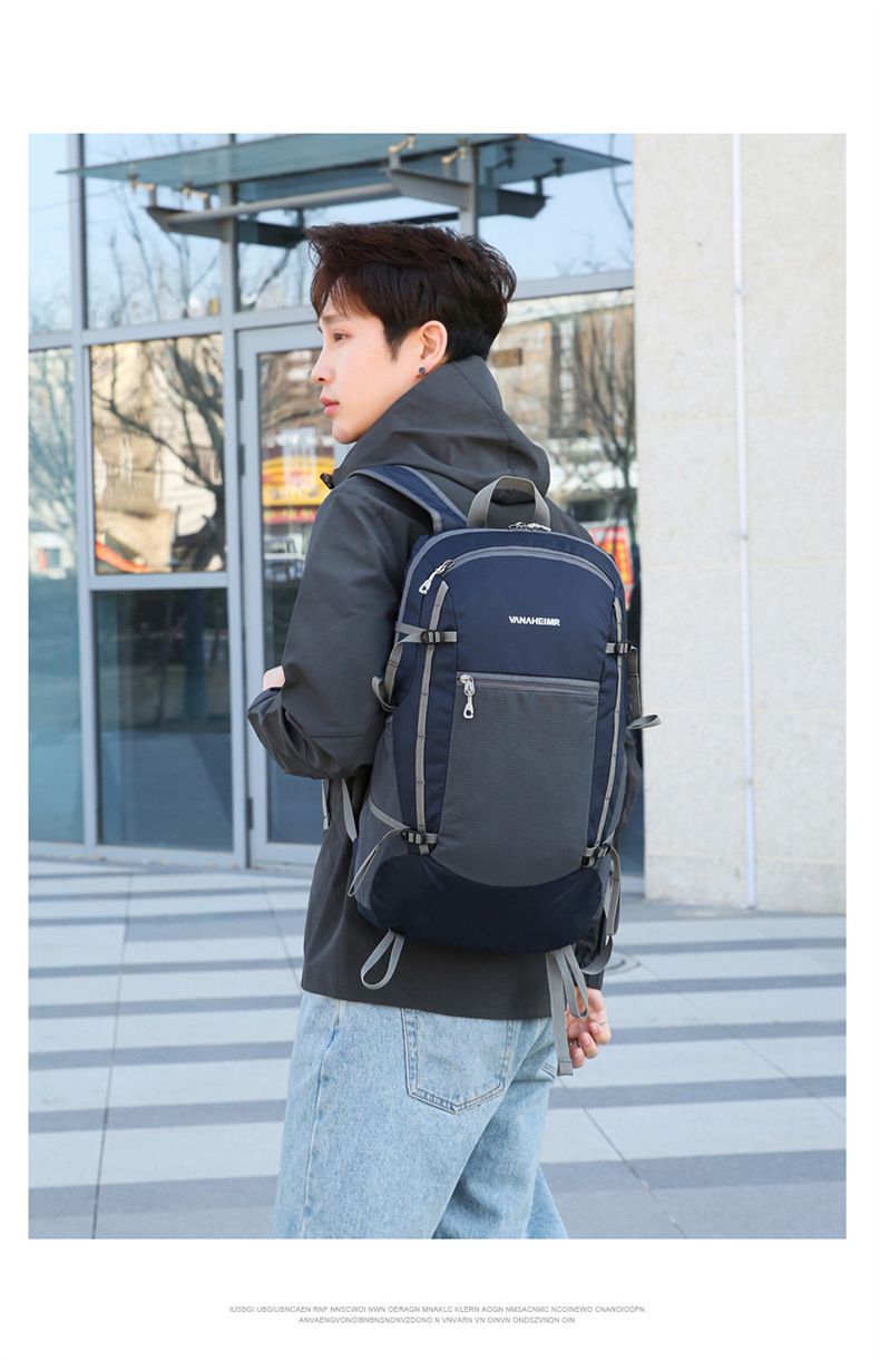 Sac à dos d'alpinisme léger et multifonctionnel, pliable et anti-éclaboussures, pour l'extérieur et la journée_voghion.com