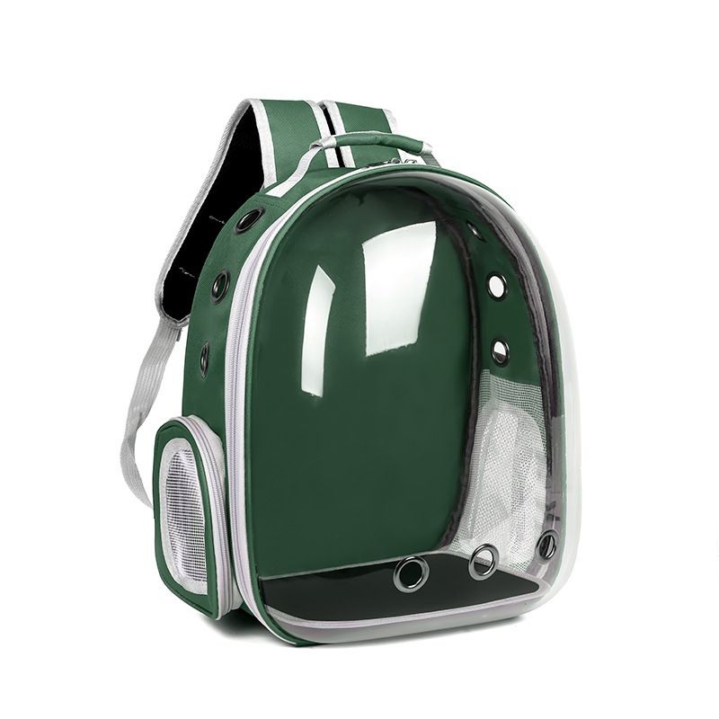 Haustierträger Transparentes Schiebedach Tragbare Weltraumkapsel für den Außenbereich Katzenbedarf Atmungsaktiver Rucksack mit großer Kapazität_voghion.com