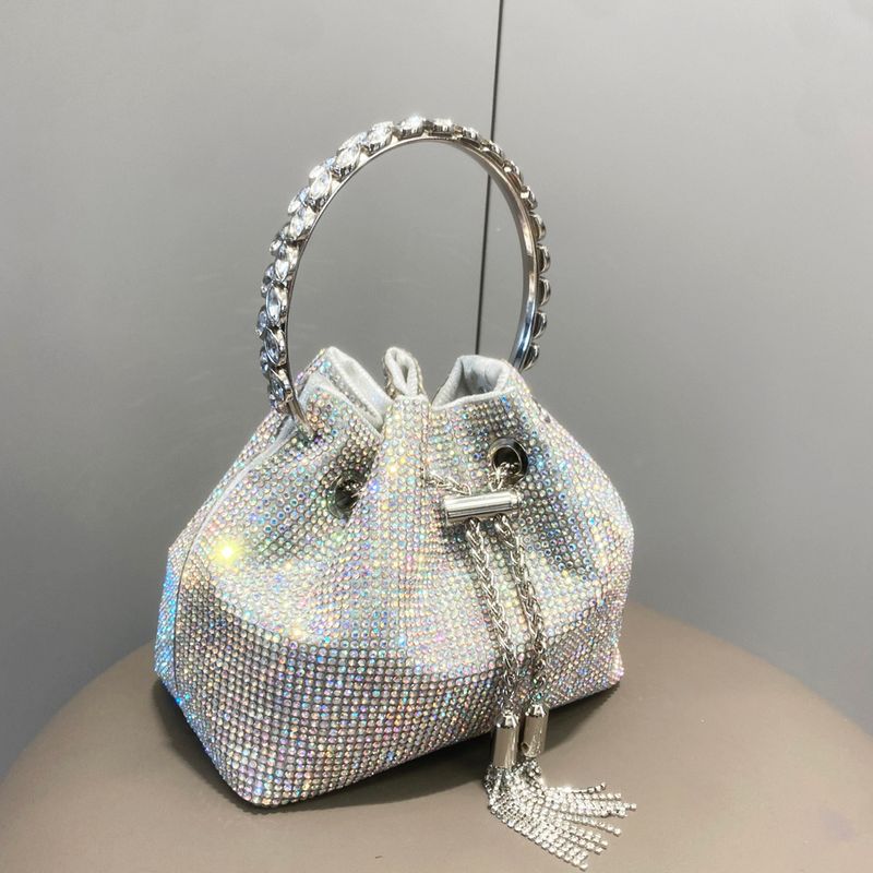 Portemonnees en handtassen voor vrouwen Luxe designer bucket clutch avondtas bankettas kristal strass schoudertassen_voghion.com
