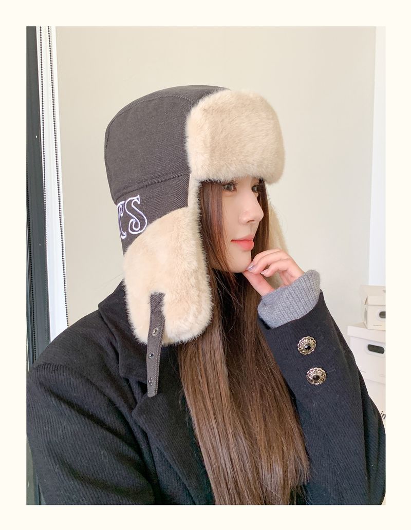 Cappello Lei Feng per uomo e donna dello stesso stile, autunno e inverno, caldo e spesso, in peluche, versatile, per ciclismo, sci e protezione per le orecchie._voghion.com