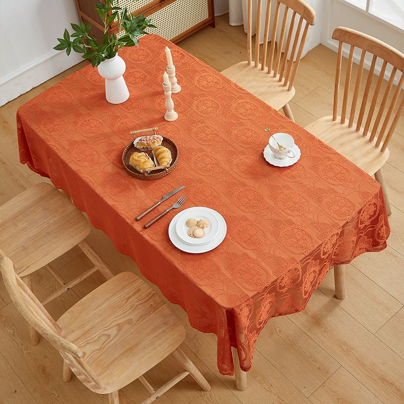 Tablecloth Retro Plaid Fabric Rectangular Red Christmas Tablecloth Red And Green Atmosphere Decorative Tablecloth_voghion.com