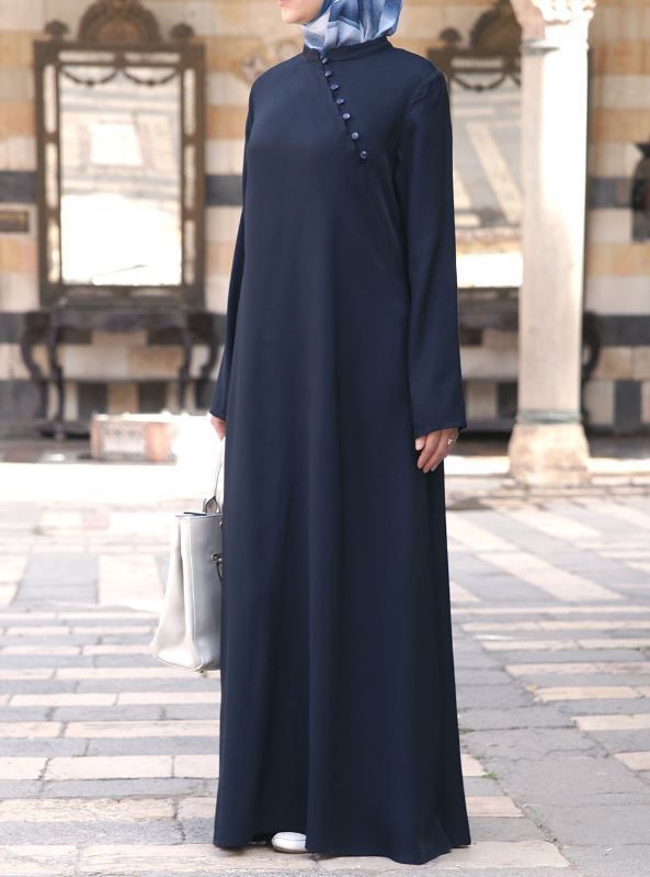 Women's Clothing Muslim Women's Robe Conservative Ladies Long Dress_voghion.com