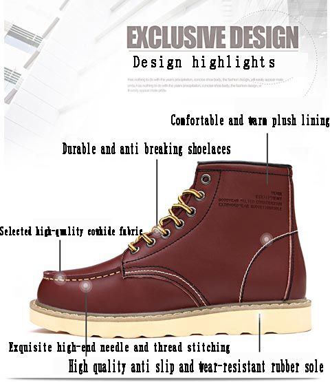 Martin boots męskie wiosenne i jesienne brytyjskie styl amerykańskie retro krótkie buty, skórzane buty robocze, wysokie cholewki_voghion.com