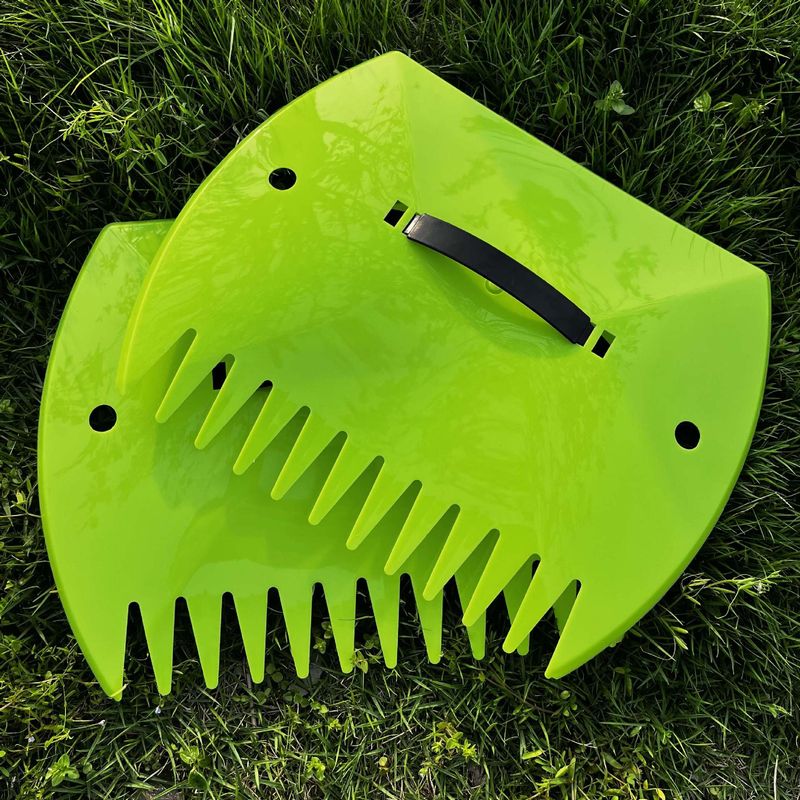 Forniture da giardino Clip per foglie da esterno Rastrello in plastica per giardinaggio per raccogliere le foglie cadute Giardino con rastrello per la raccolta delle foglie Attrezzi da giardino_voghion.com