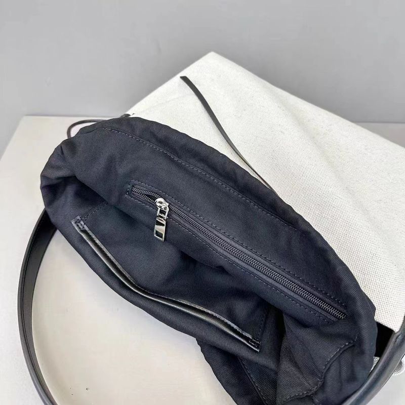 Korean Lazy Canvas Denim Women's Bucket Bag_voghion.com