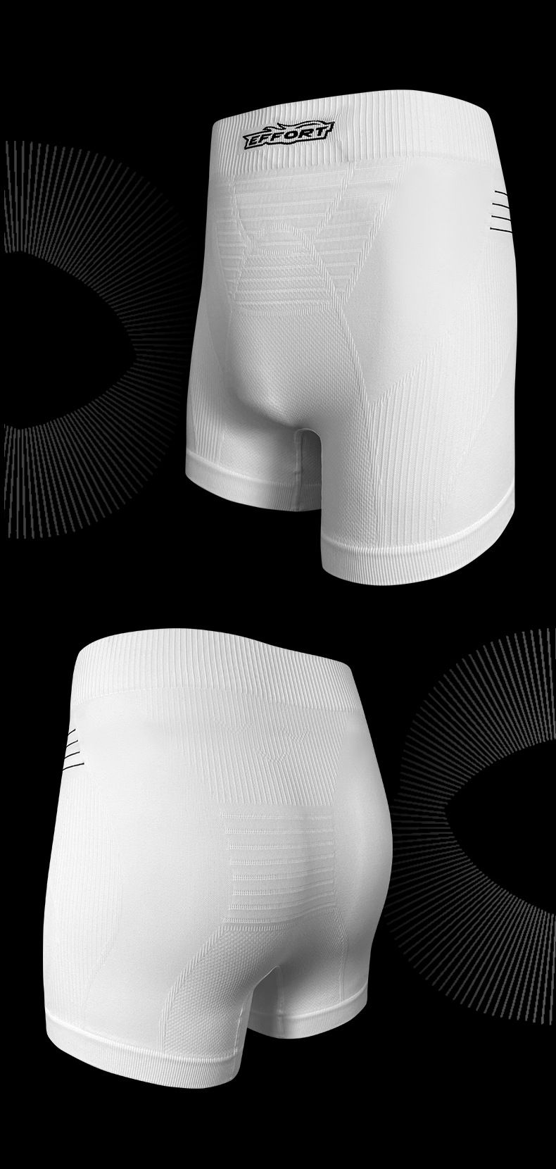 Neue nahtlose Marathon-Laufshorts für Herren, professionelle Boxershorts, sportlich, atmungsaktiv, schweißableitend, enge XB-Unterwäsche_voghion.com