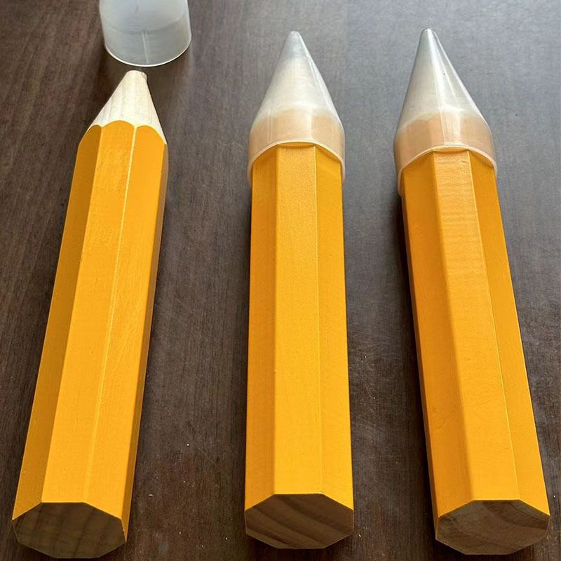 Lápiz gigante de madera QL - Dureza HB, regalo creativo y artesanía decorativa, madera de pino de primera calidad, herramienta de escritura divertida y única para niños y adultos._voghion.com