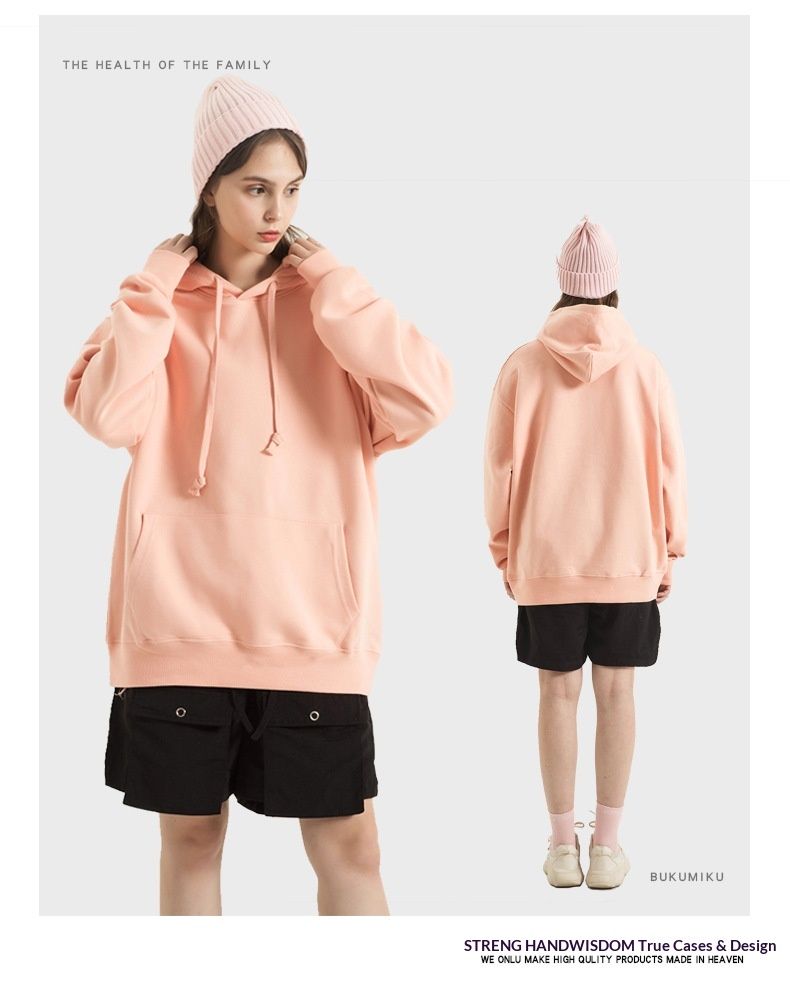 Sweat à capuche unisexe en coton éponge 380 g Live Source, style streetwear, coupe ample, couleur unie, personnalisable_voghion.com