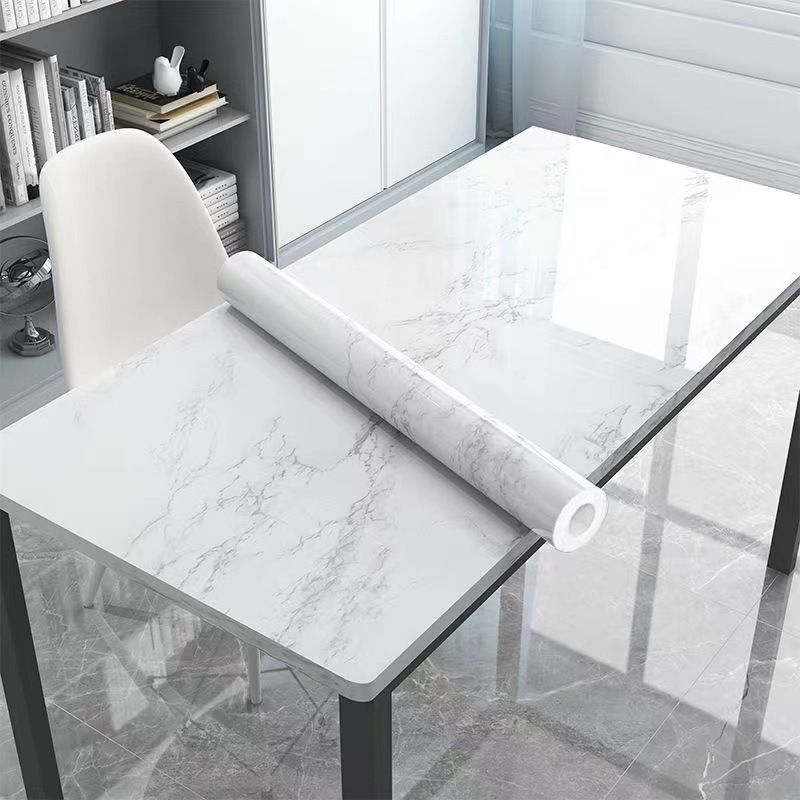 Adesivo de cozinha à prova de óleo, papel de parede de mármore, adesivo de renovação de móveis, papel de parede autoadesivo, papel de parede de mármore_voghion.com