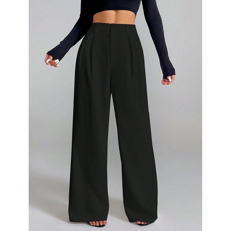 Women's Clothing Casual Pants For Women Spring And Autumn New All Match Straight Drape Loose Wide Leg Long Pants_voghion.com
