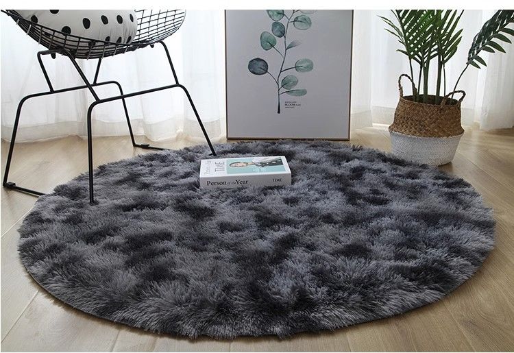 Tappeto Camera da letto Comodino Tappeto Soggiorno Divano Computer Trucco Poltrona Tappetino Foto Coperta Rotonda Peluche_voghion.com