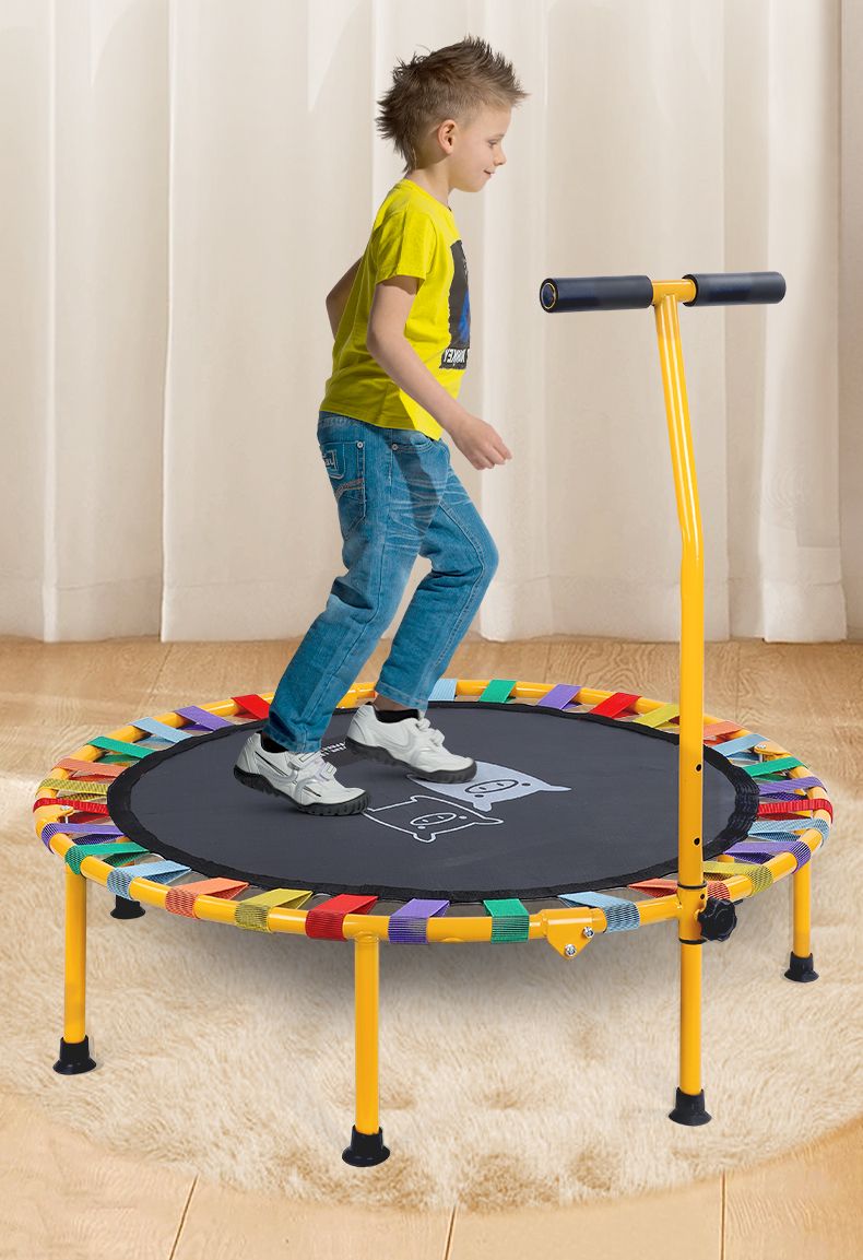 Uso doméstico, silencioso para crianças pequenas em ambientes internos, cama elástica familiar, cama elástica empilhável para adultos e crianças_voghion.com
