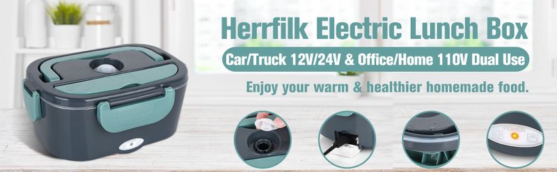 3-in-1 Food Warmer - 12V/24V/110V Portable_voghion.com