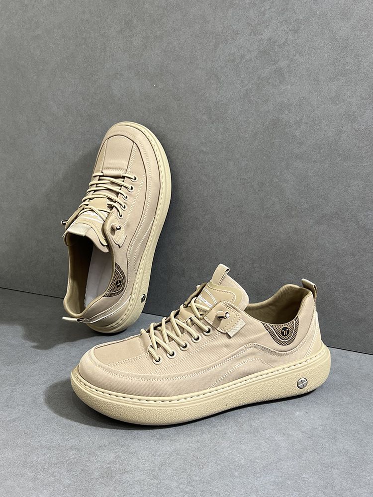 Summer New Breathable Ice Silk Cloth Thick Sole Lightweight Thin Casual Shoes Men's Slip-On Sneakers Versatile_voghion.com