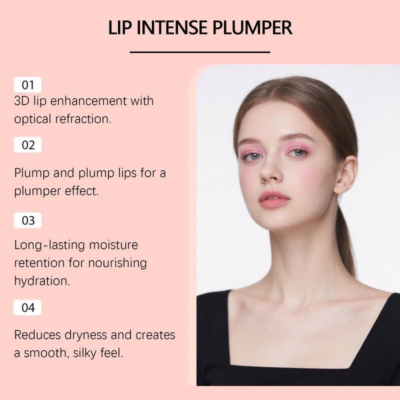 zephoco Hellrosa Plumping Balm, sanfte, feuchtigkeitsspendende, nährende, farbverstärkende Lippenpflege_voghion.com