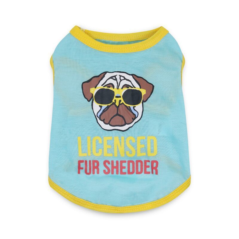 Hundekleidung, Sommer-Teddy-Haustierweste von Than Xiong Fadou für kleine Hunde, Welpen und Katzen, dünn, leicht, atmungsaktiv_voghion.com