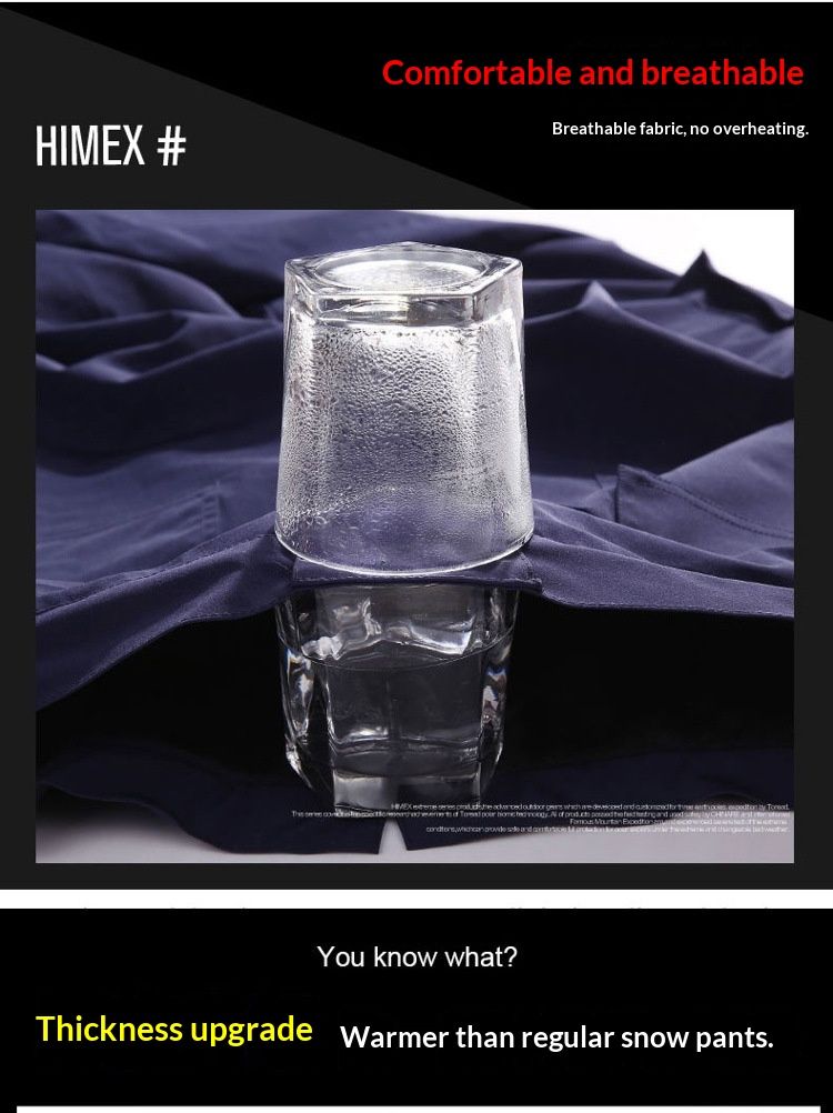 Pantalon softshell tibétain imperméable 3 couches pour femme Northeast Snow Country Ski, doublé polaire et épais pour homme, idéal pour les activités de plein air._voghion.com