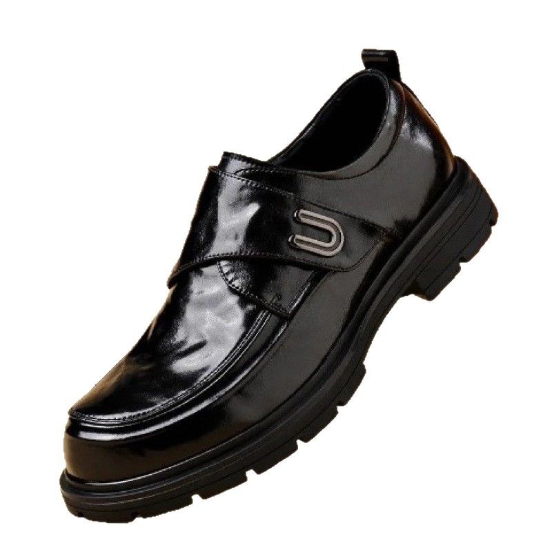 2025 Outono Inverno Nova Tendência Macio Preto Sola Grossa Respirável Veratile Caual Couro Masculino Estilo Britânico Buine_voghion.com