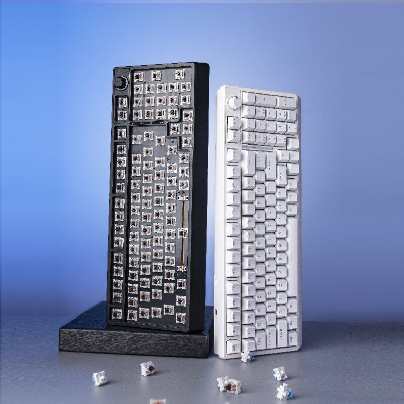 Tastiera meccanica Spirit Key H98 a tre modalità, Bluetooth 2.4G, senza/cablata, luce mista, sostituibile a caldo, periferiche per ufficio e business disponibili in magazzino_voghion.com