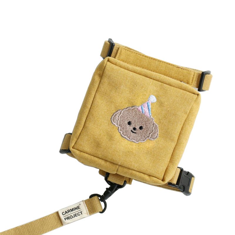 Pet Self-Backpack Dog Cat Pomeranian Bichon Leash Teddy Corgi Small Medium Dogs Walking Rope_voghion.com