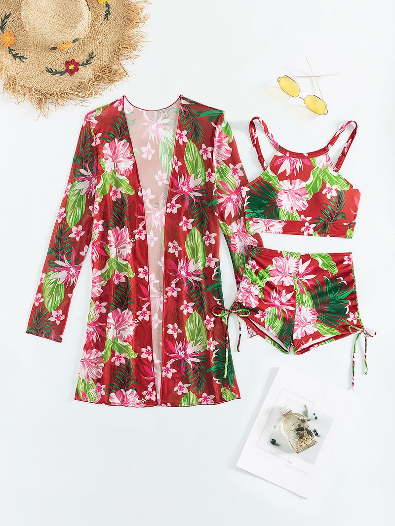 Dameskleding Badpak Driedelig damesboxershort met print_voghion.com