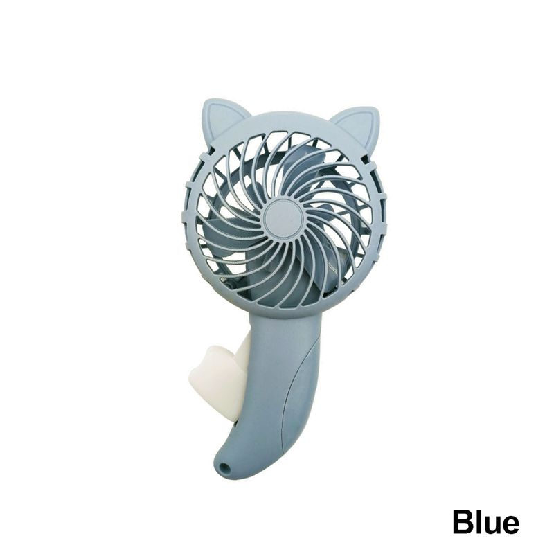 Handheld Mini Portable Hand Pressure Fan Without Battery Household Cute Cooling Cartoon Handheld Fan_voghion.com