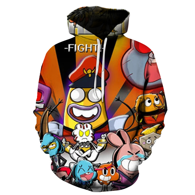 Bambini Cuphead Mugman Uomo Donna Felpe con cappuccio Casual Hip Hop Streetwear Felpe a maniche lunghe Ragazzi Ragazze AutunnoTop Cappotti_voghion.com