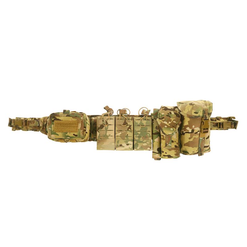 Cinto tático, multifuncional, ajustável, durável, bolsa de cintura MOLLE portátil_voghion.com