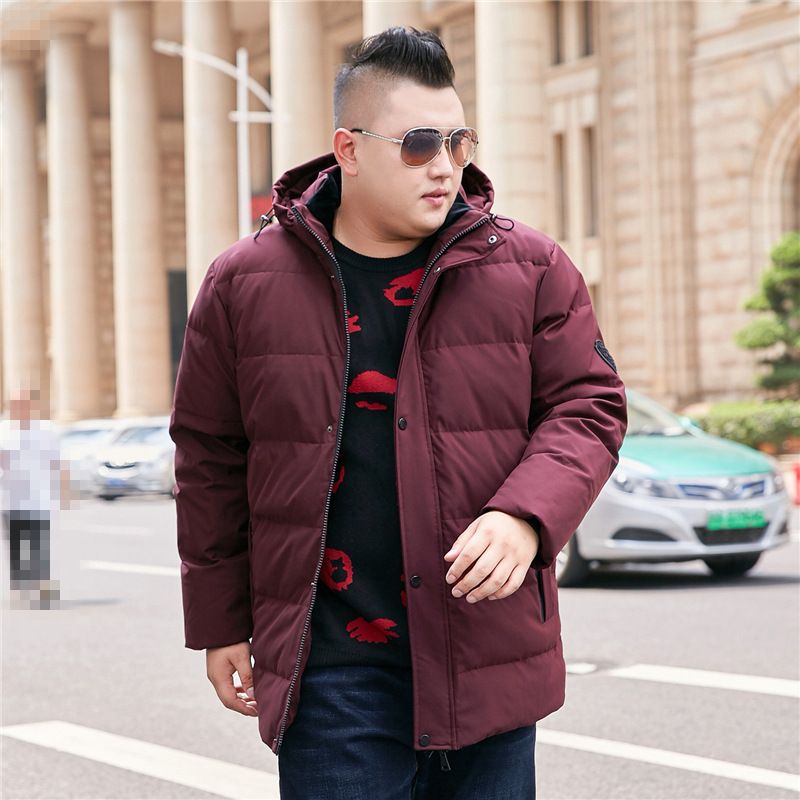 Winter New Hooded Down Jacket Large Plus Size Men's Coat Casual Warm Thick Trendy_voghion.com