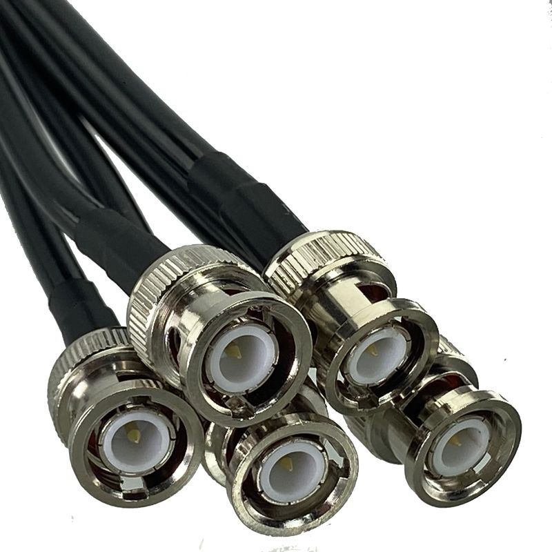 58 To BNC Male Plug Crimp Connector RF Pigtail Coax Jumper Cable Wire Terminals 6inch~10FT_voghion.com