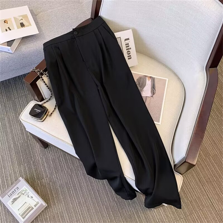 Abbigliamento da donna, stile coreano, dritto, casual, ampio, moda, temperamento, sottile, piccolo, completo per donna_voghion.com